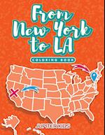 From New York to LA Coloring Book