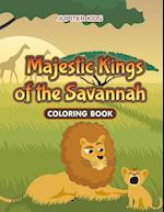 Majestic Kings of the Savannah Coloring Book