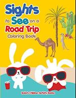 Sights to See on a Road Trip Coloring Book