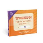 Knock Knock You're Awesome Because ... Book Fill in the Love Fill-in-the-Blank Book & Gift Journal
