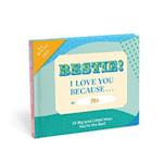 Knock Knock Bestie I Love You Because … Book Fill in the Love Fill-in-the-Blank Book & Gift Journal