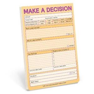 Knock Knock Make a Decision Pad (Pastel Version)