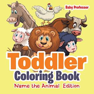 Toddler Coloring Book | Name the Animal Edition