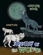 Journey of the Wolves Coloring Book