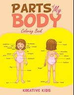 Parts of My Body Coloring Book