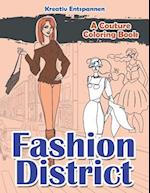 Fashion District: A Couture Coloring Book 
