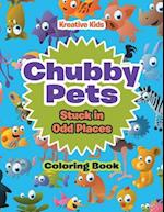 Chubby Pets Stuck in Odd Places Coloring Book