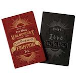 Harry Potter: Character Notebook Collection. Set of 2: Harry and Voldemort