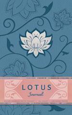 Lotus Hardcover Ruled Journal