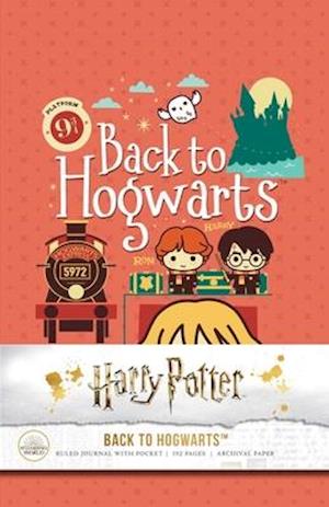 Harry Potter: Back to Hogwarts Hardcover Ruled Journal