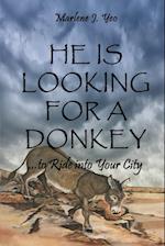 He Is Looking For A Donkey