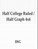 Half College Ruled / Half Graph 4x4