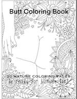 Butt Coloring Book 20 Mature Coloring Pages Be Ready For Butthole Fun! 
