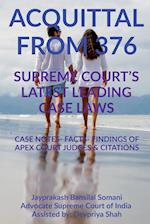 'ACQUITTAL FROM 376' SUPREME COURT'S LATEST LEADING CASE LAWS