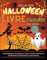 Halloween Livre d'activités pour enfants 4-8 ans