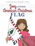 Joey and Her American Christmas Flag 