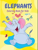 Elephants Coloring Book