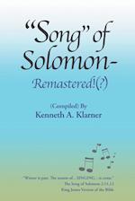 "Song" of "Solomon"- Remastered 