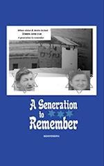 A Generation to Remember