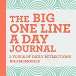 The Big One Line a Day Journal