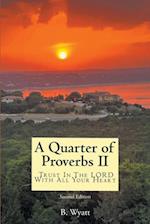 Quarter of Proverbs II