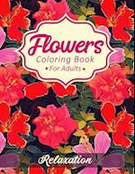 Flowers Coloring Book For Adults