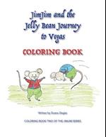 JimJim and the Jelly Bean Journey to Vegas COLORING BOOK