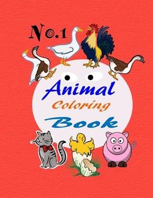 No.1 Animal Coloring Book
