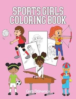 Sports Girls Coloring Book