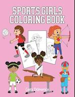 Sports Girls Coloring Book