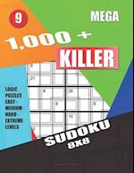 1,000 + Mega sudoku killer 8x8