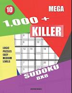 1,000 + Mega sudoku killer 8x8