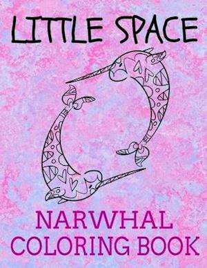 Little Space Narwhal Coloring Book