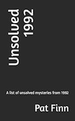 Unsolved 1992 