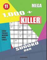 1,000 + Mega sudoku killer 8x8