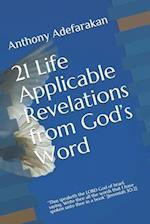 21 Life Applicable Revelations from God's Word