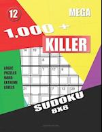 1,000 + Mega sudoku killer 8x8