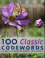 100 Classic Codewords: Large Format Puzzles: Volume 1 
