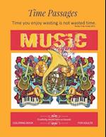 Music Coloring Book for Adults