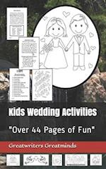 Kids Wedding Activities