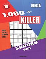 1,000 + Mega sudoku killer 8x8