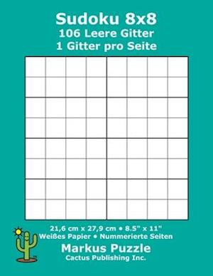 Sudoku 8x8 - 106 leere Gitter