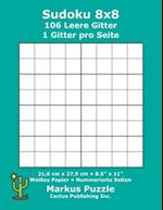 Sudoku 8x8 - 106 leere Gitter