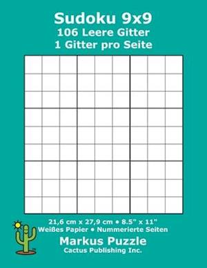 Sudoku 9x9 - 106 leere Gitter