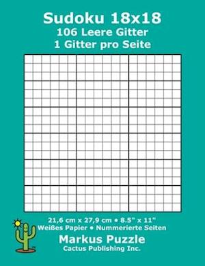 Sudoku 18x18 - 106 leere Gitter