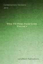 Title VII Prima Facie Cases