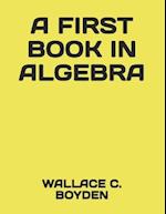 A First Book in Algebra