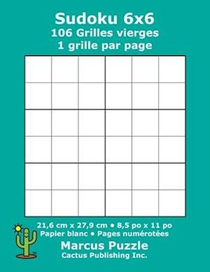 Sudoku 6x6 - 106 Grilles vierges