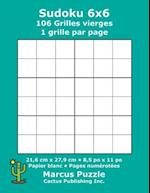 Sudoku 6x6 - 106 Grilles vierges