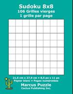 Sudoku 8x8 - 106 Grilles vierges